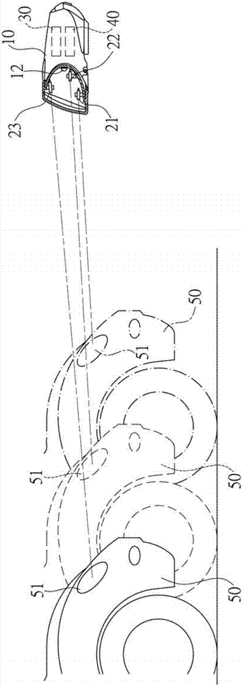 Display device of car lamp