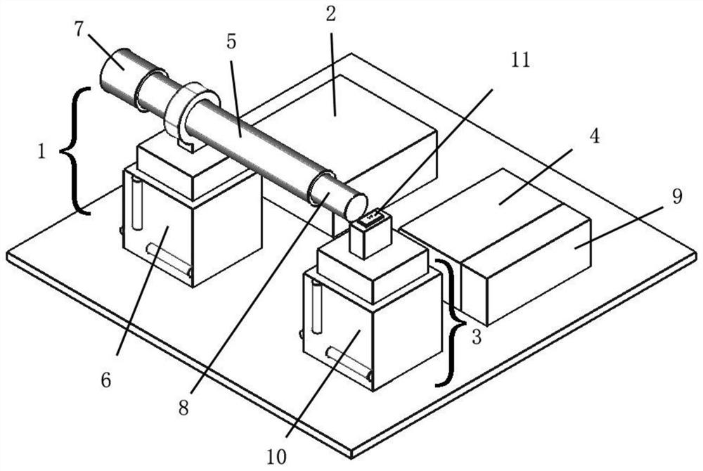 Micron-sized particle sample automatic searching and positioning device and method