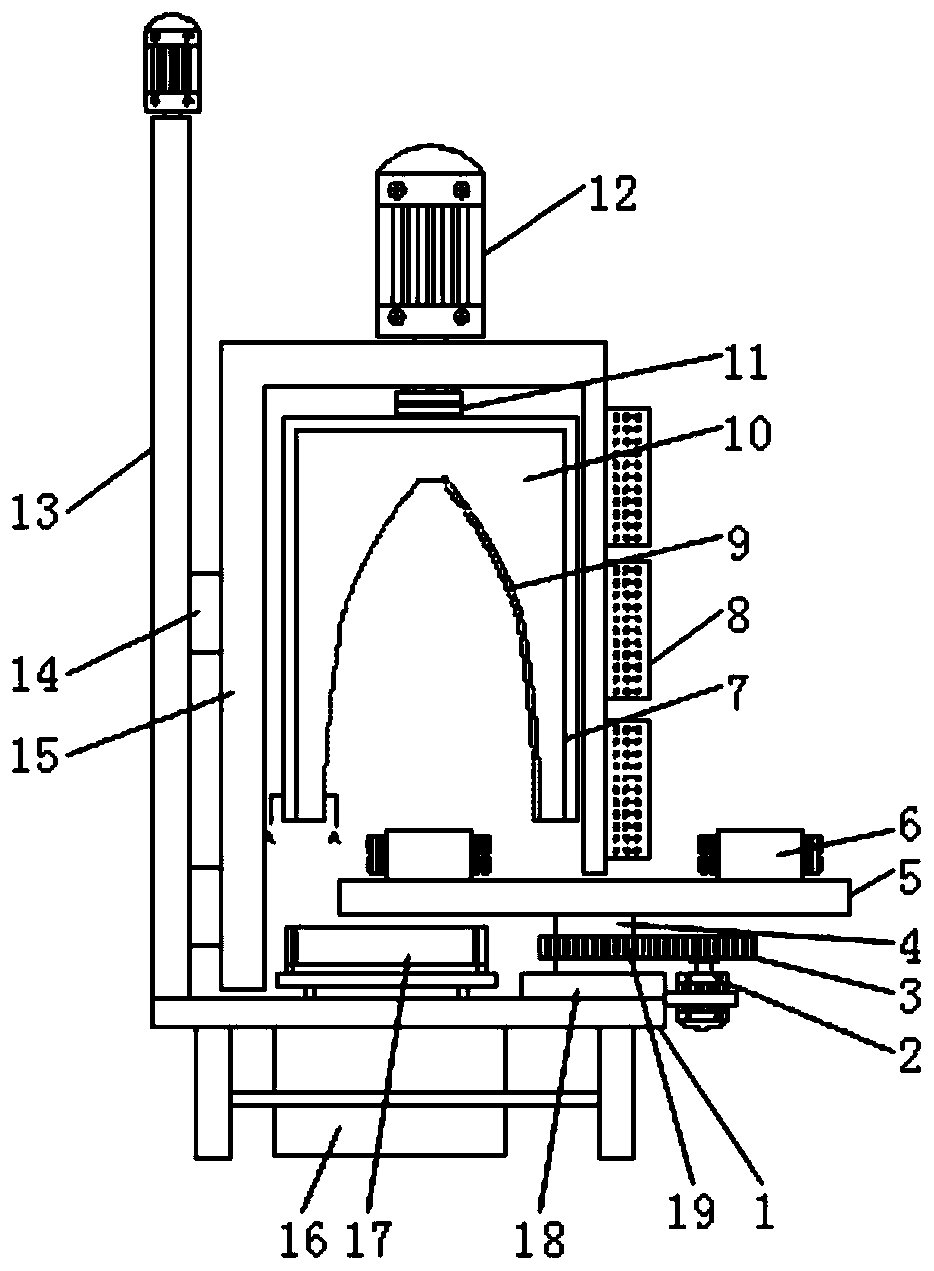 Automatic Christmas tree forming and cutting device