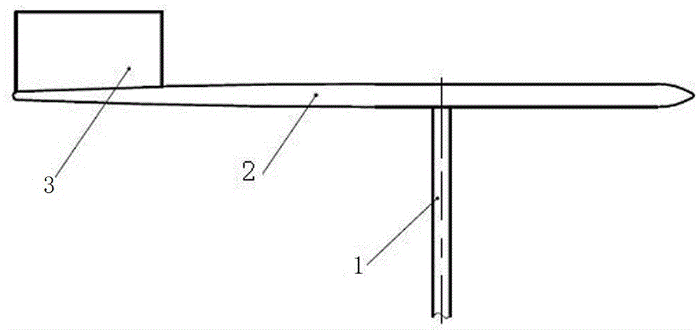 Small self-balancing wind vane