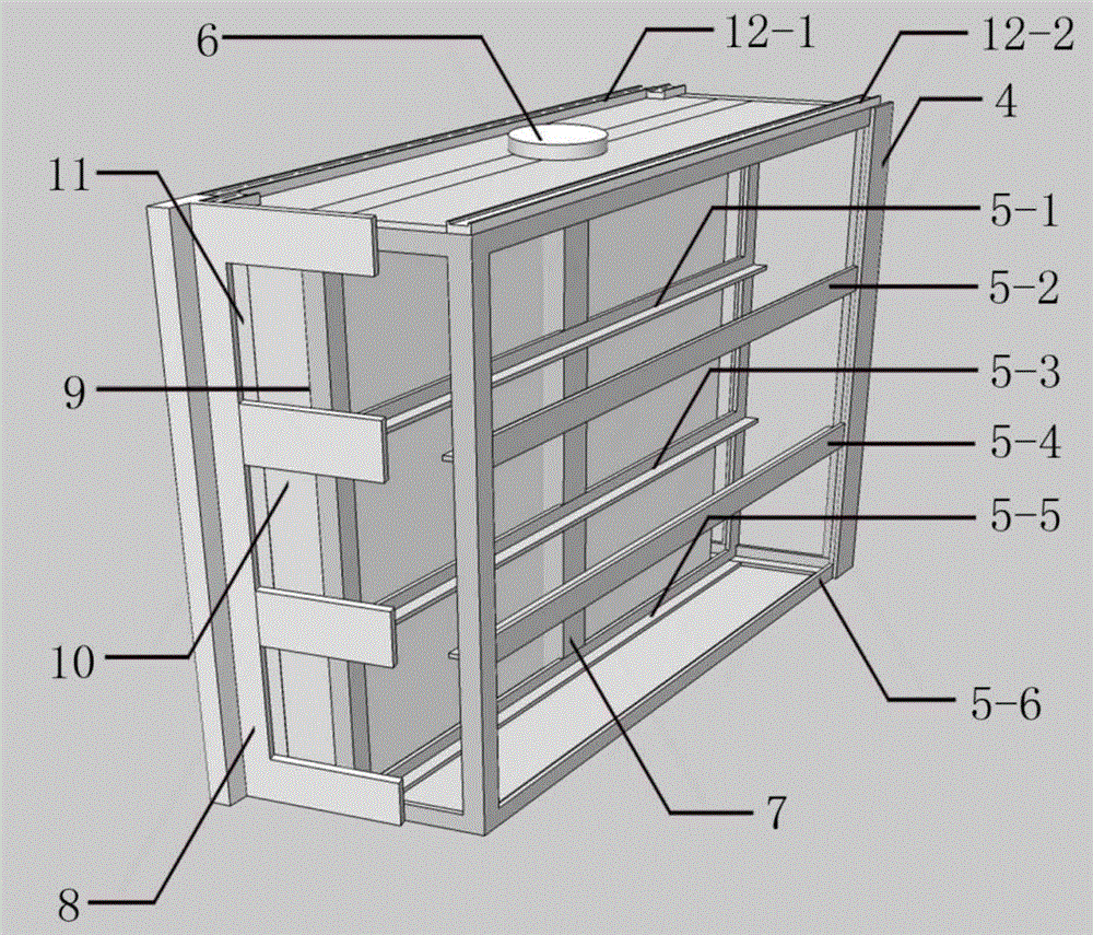 Rotating type plant wall body suitable for multi-story or high-rise buildings