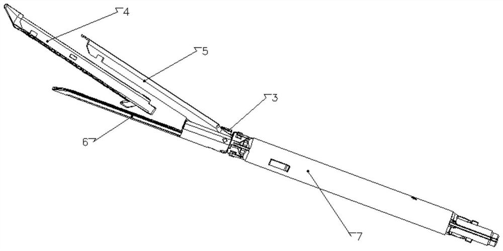 A laparoscopic stapler