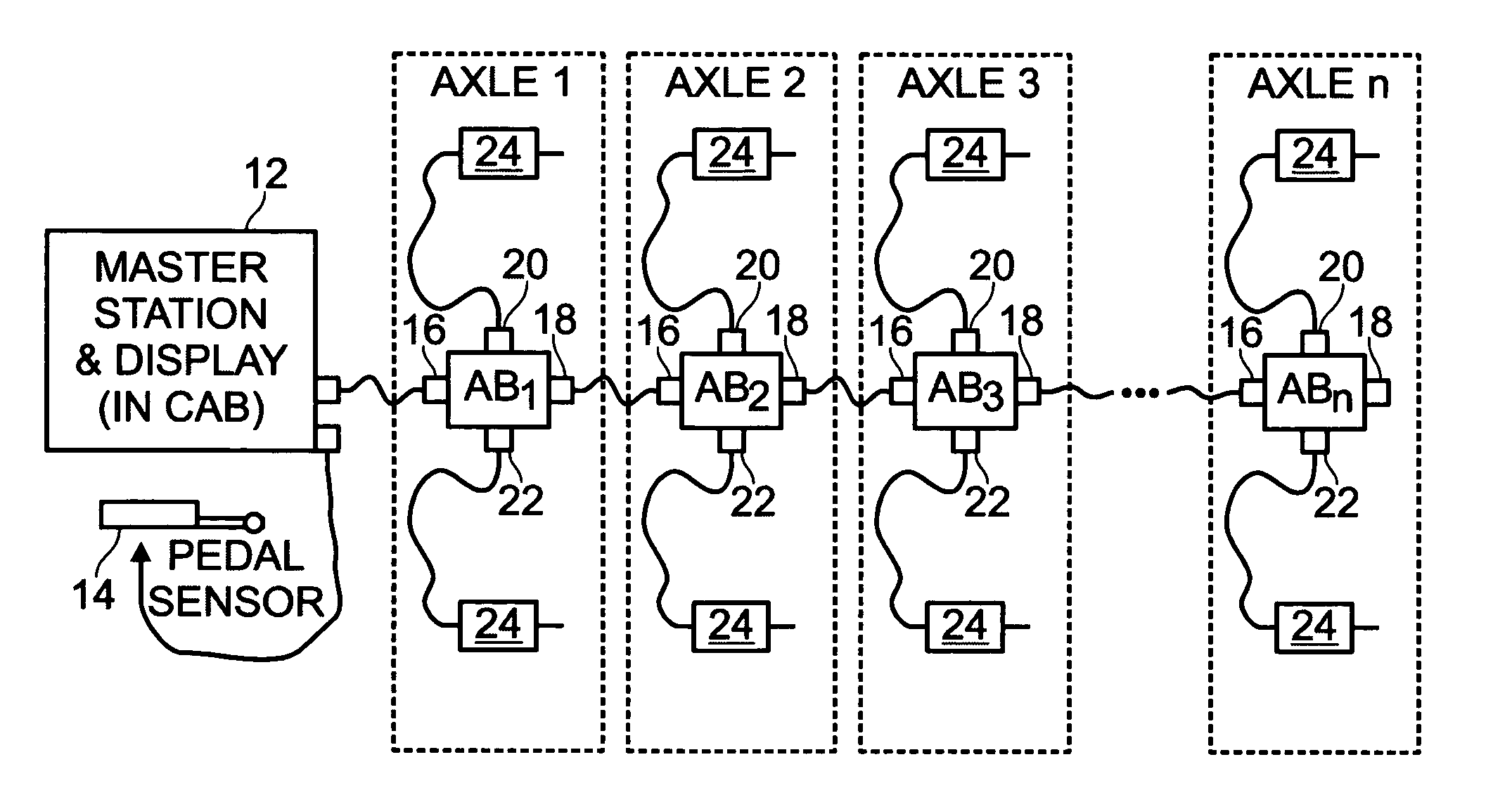 Brake monitoring system for heavy vehicles