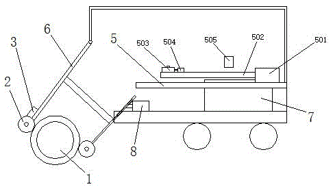 Full-automatic mopping machine