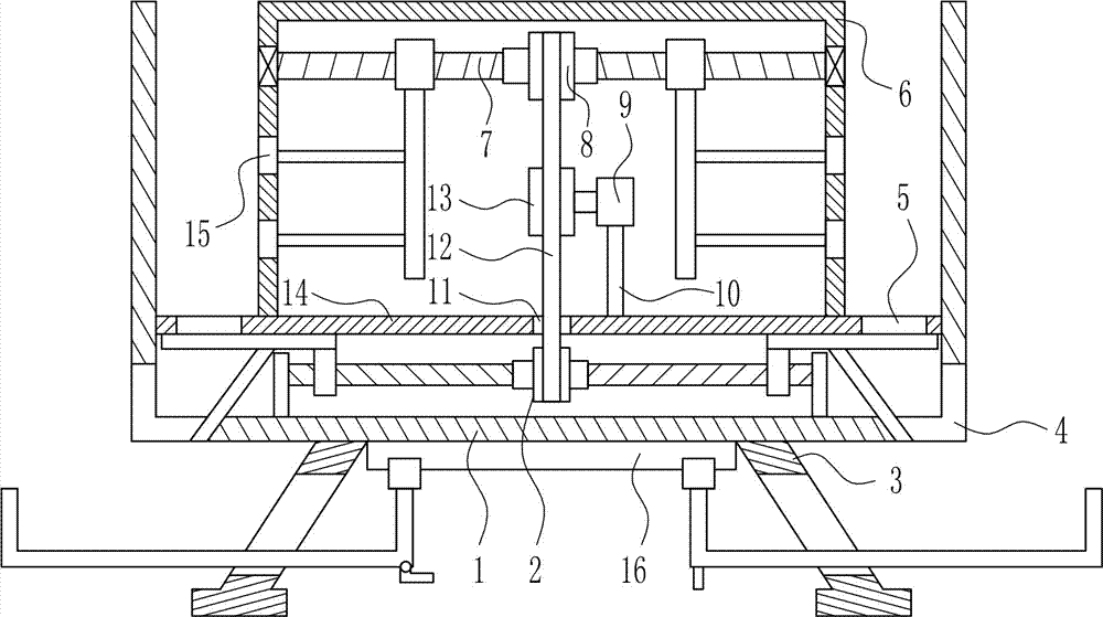 Forage cutting device for animal husbandry