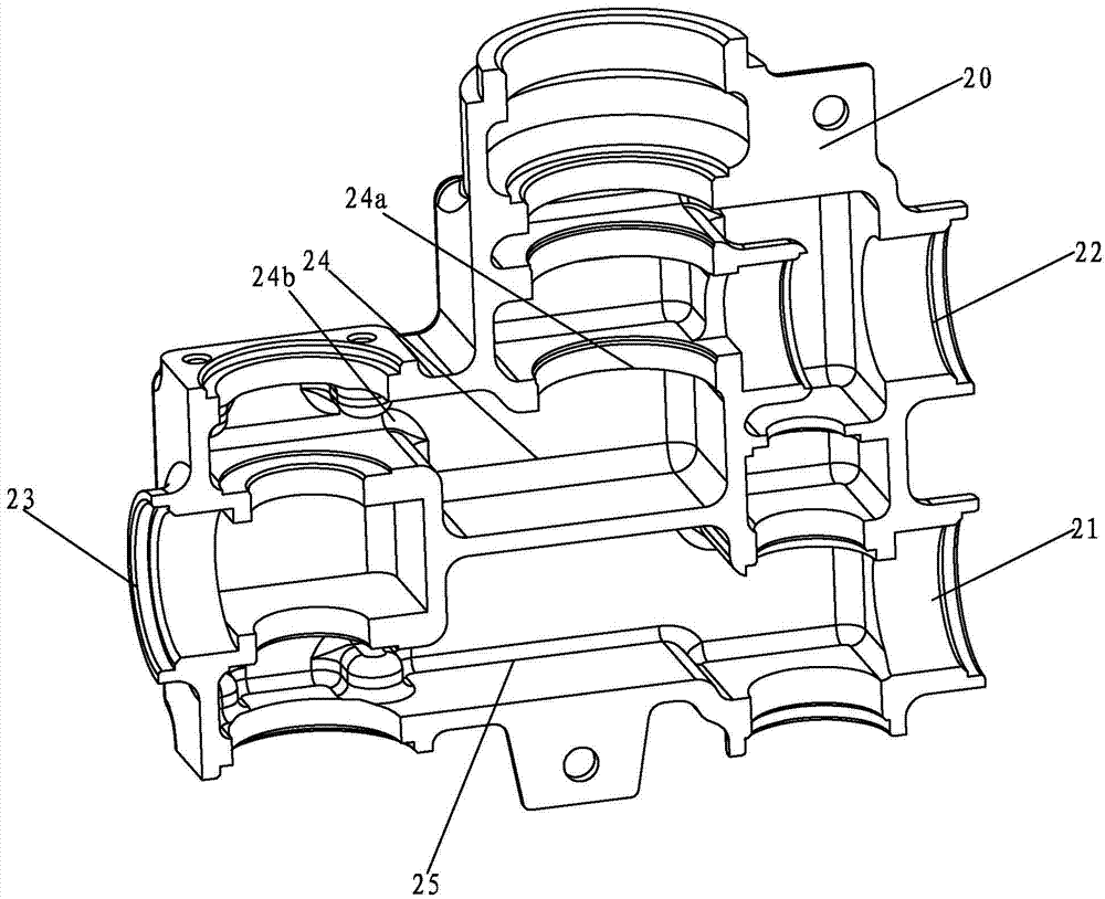 Double-water-outlet switching valve and faucet