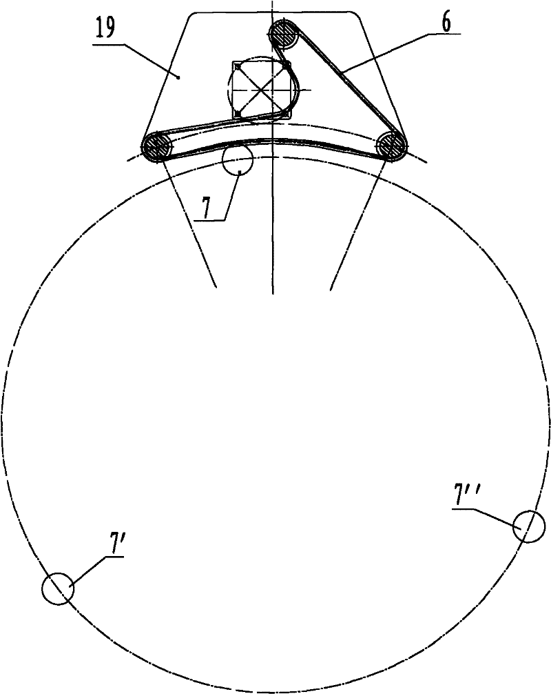 Equipment for detecting foreign matter in bottles and bottle-gripping and rotary device thereof