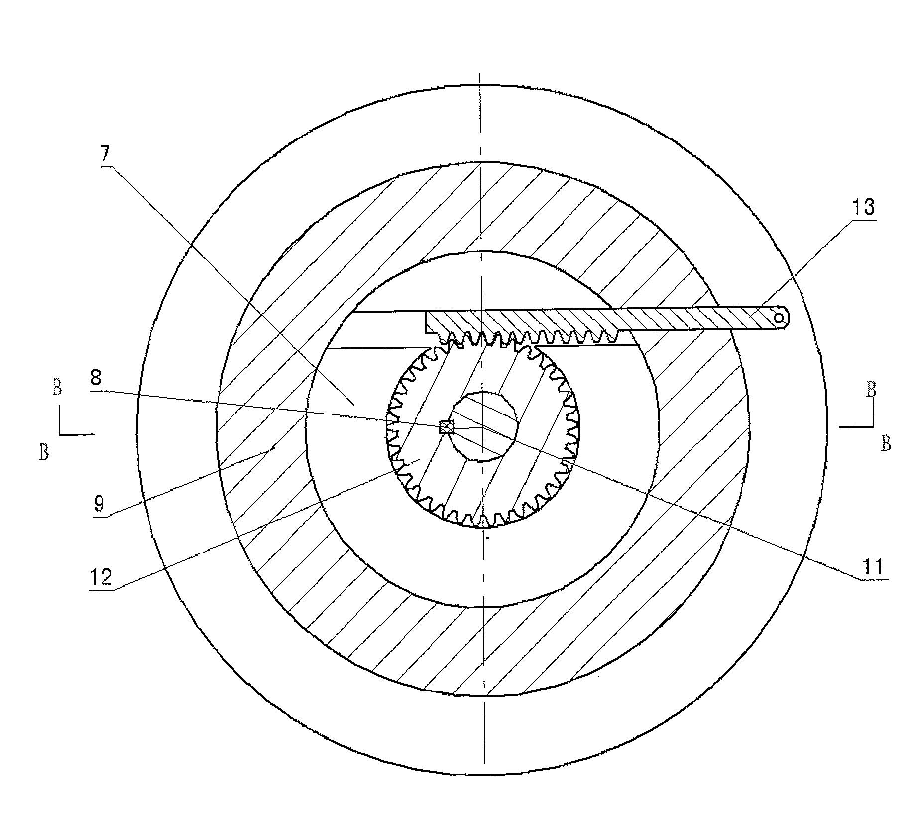 Gear-box planetary gear shaping die