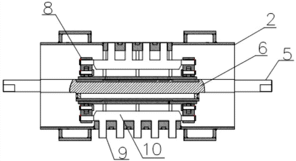 Cracking discharging process and equipment of junked tire