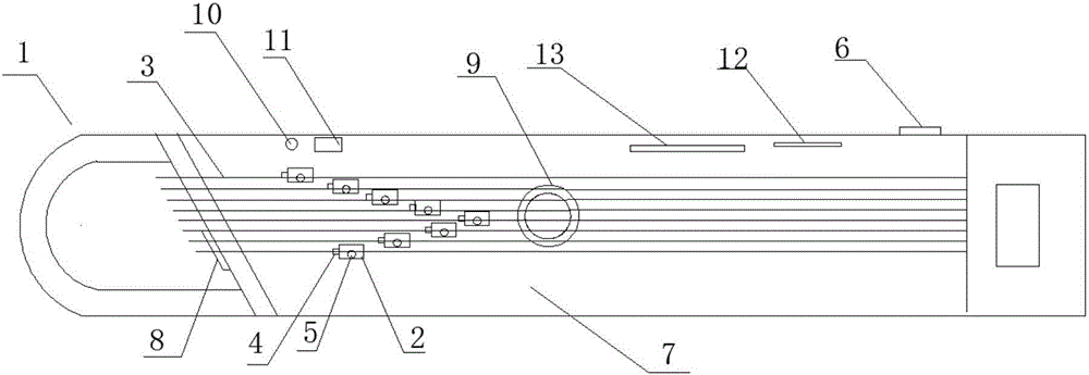 Guzheng (a 21-or 25-stringed plucked instrument) with teaching function