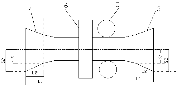 Method for controlling width deviation of head and tail of hot rolled strip