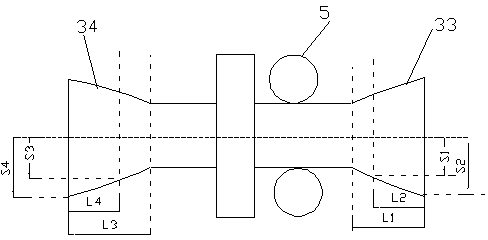 Method for controlling width deviation of head and tail of hot rolled strip