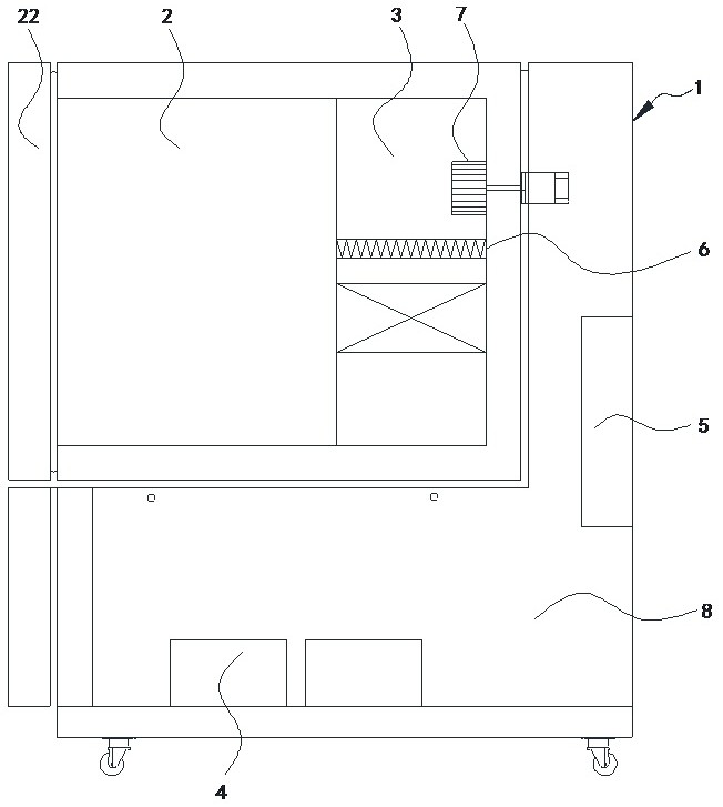 Frostless high and low temperature testing machine