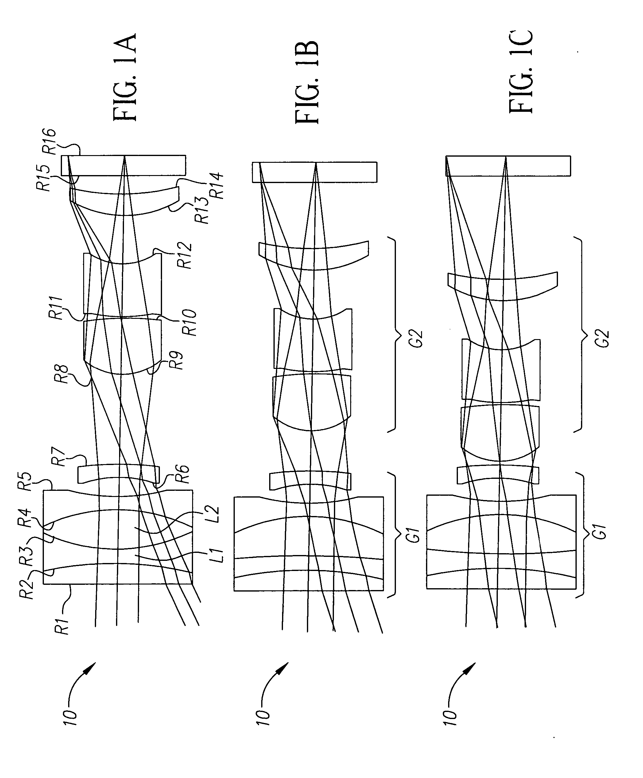 Zoom lens system having variable power element