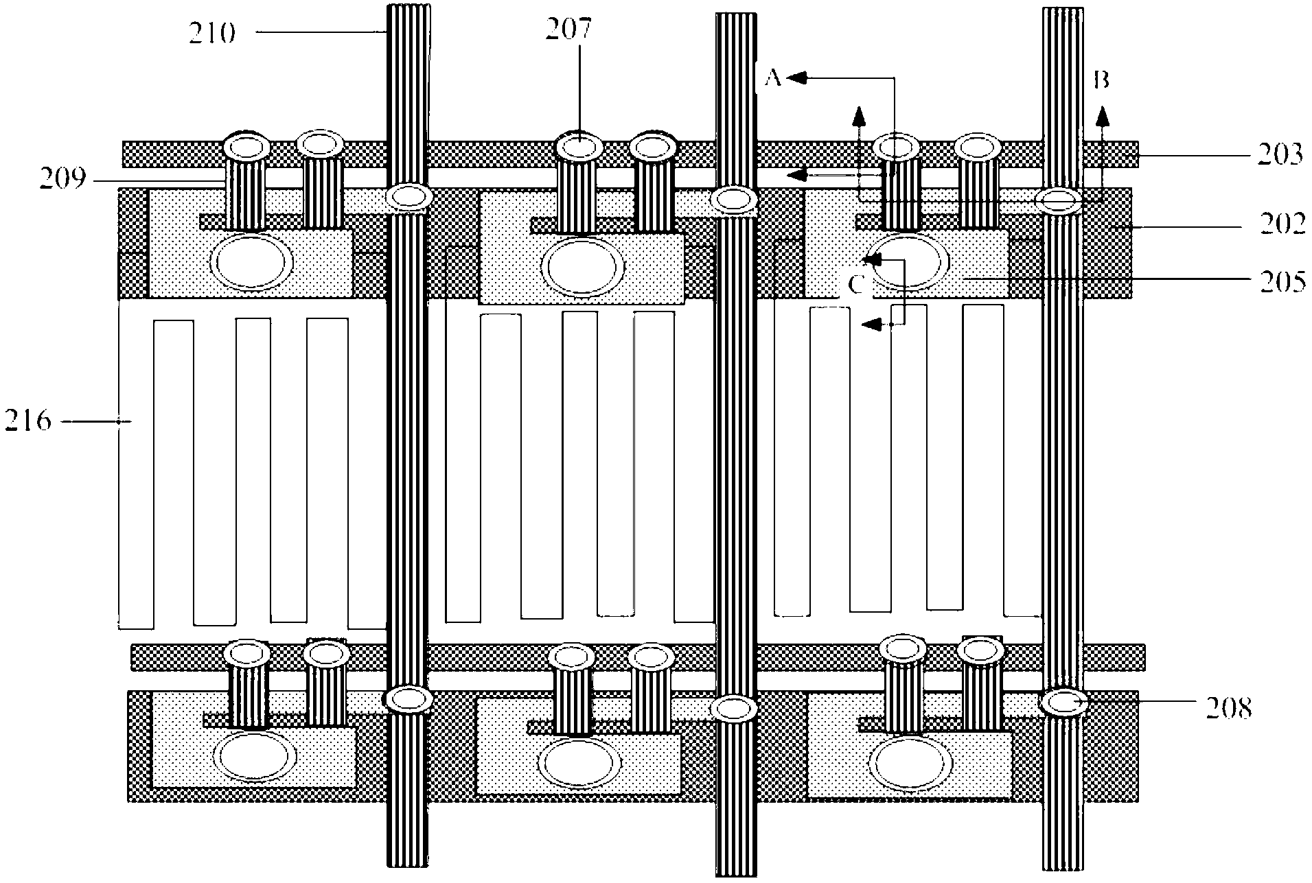 TFT (thin film transistor) array substrate, and production method thereof and display device