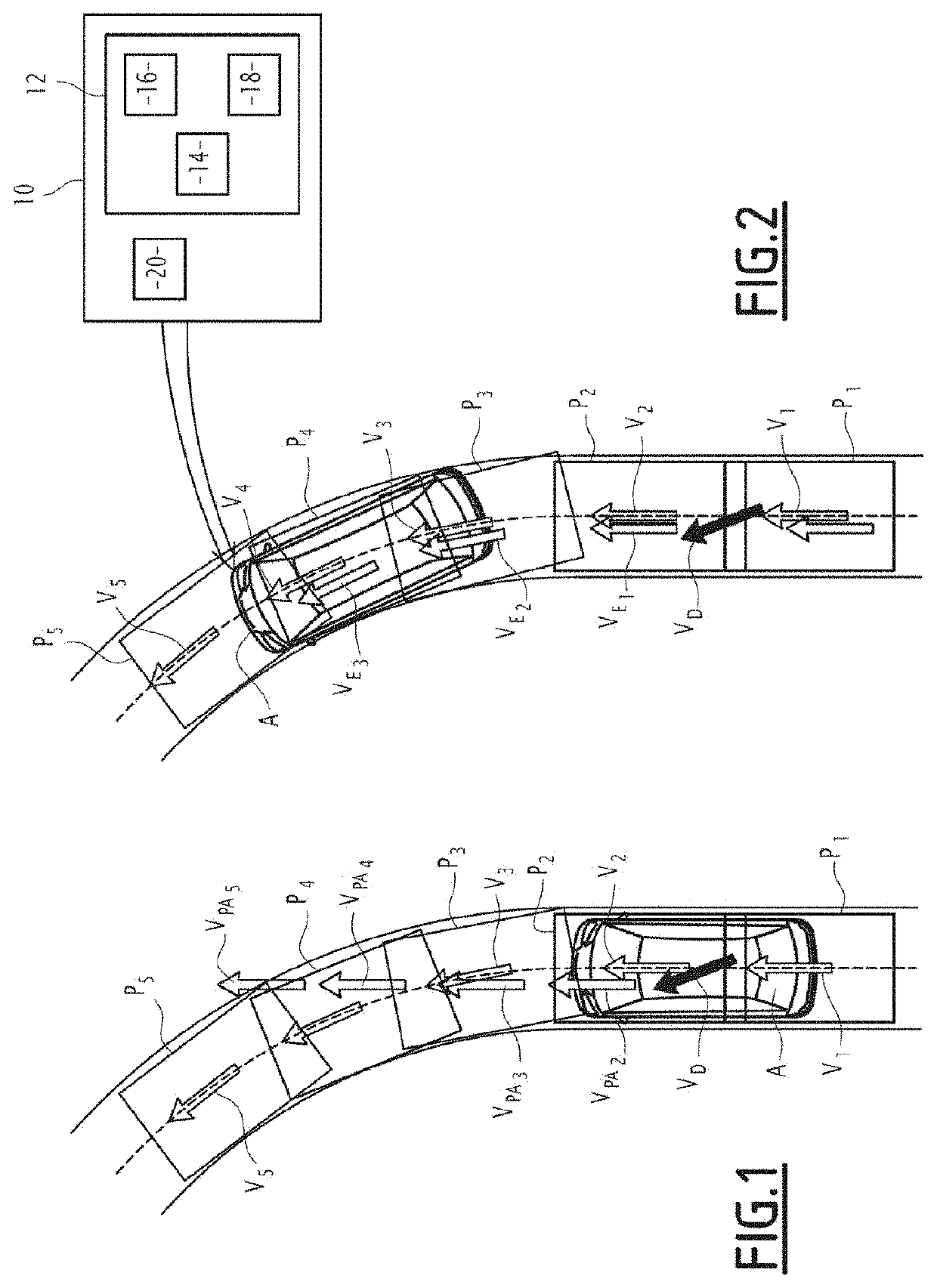 Electronic device for determining an emergency stopping trajectory of an autonomous vehicle, related vehicle and method