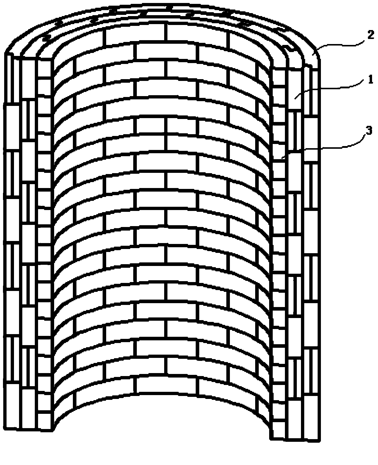 Sapphire crystal growing furnace side screen and preparation method thereof