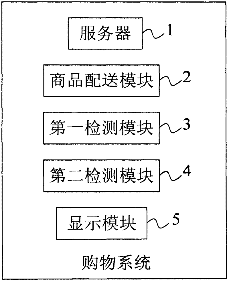 Shopping system and shopping method