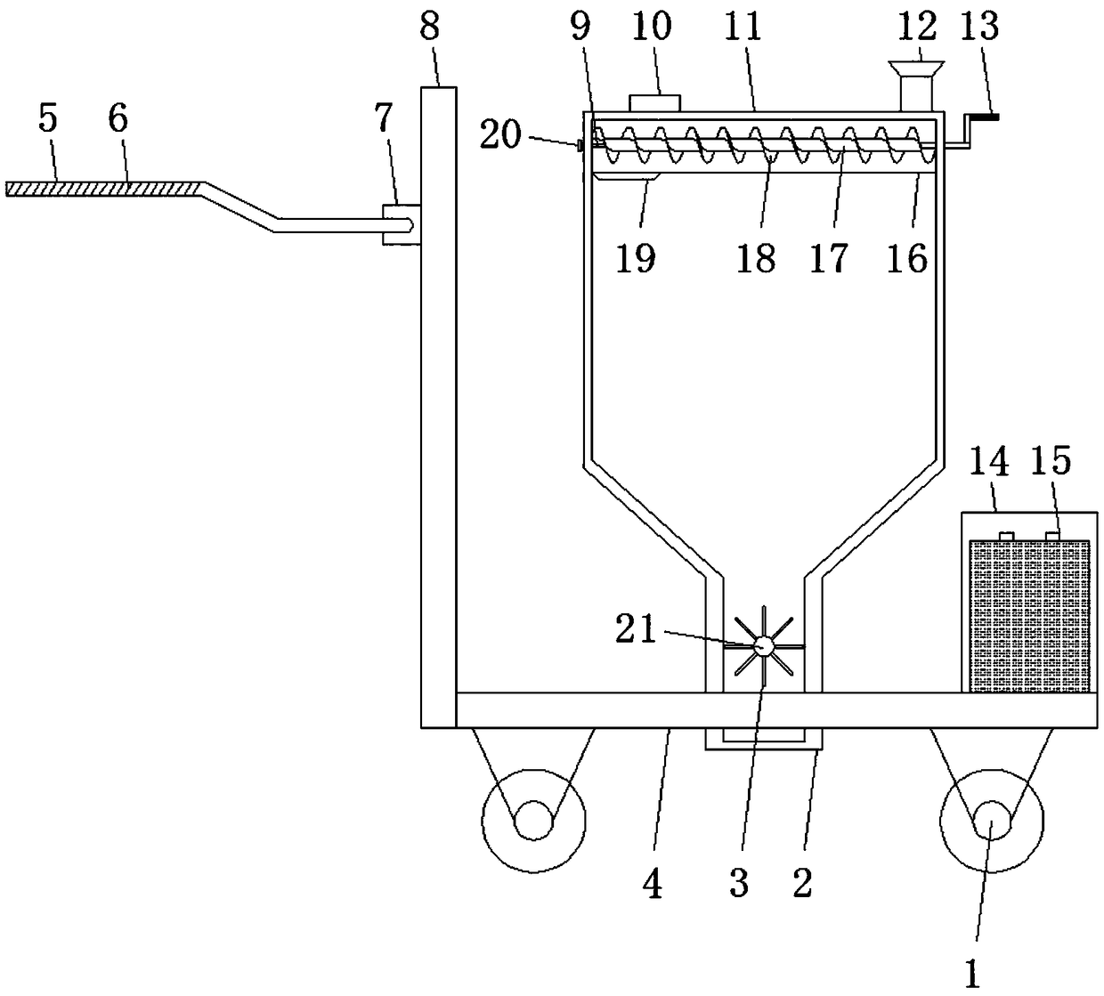 Fertilizer application device for plant protection