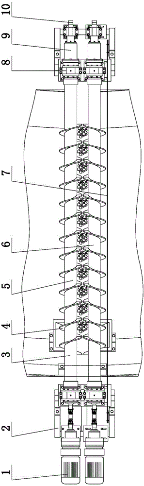 Discharge device for rotary hearth furnace