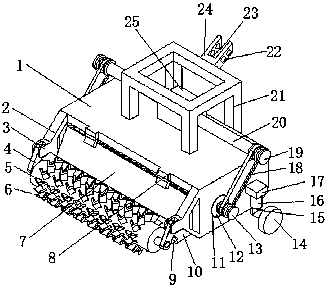 Adjustable straw processor