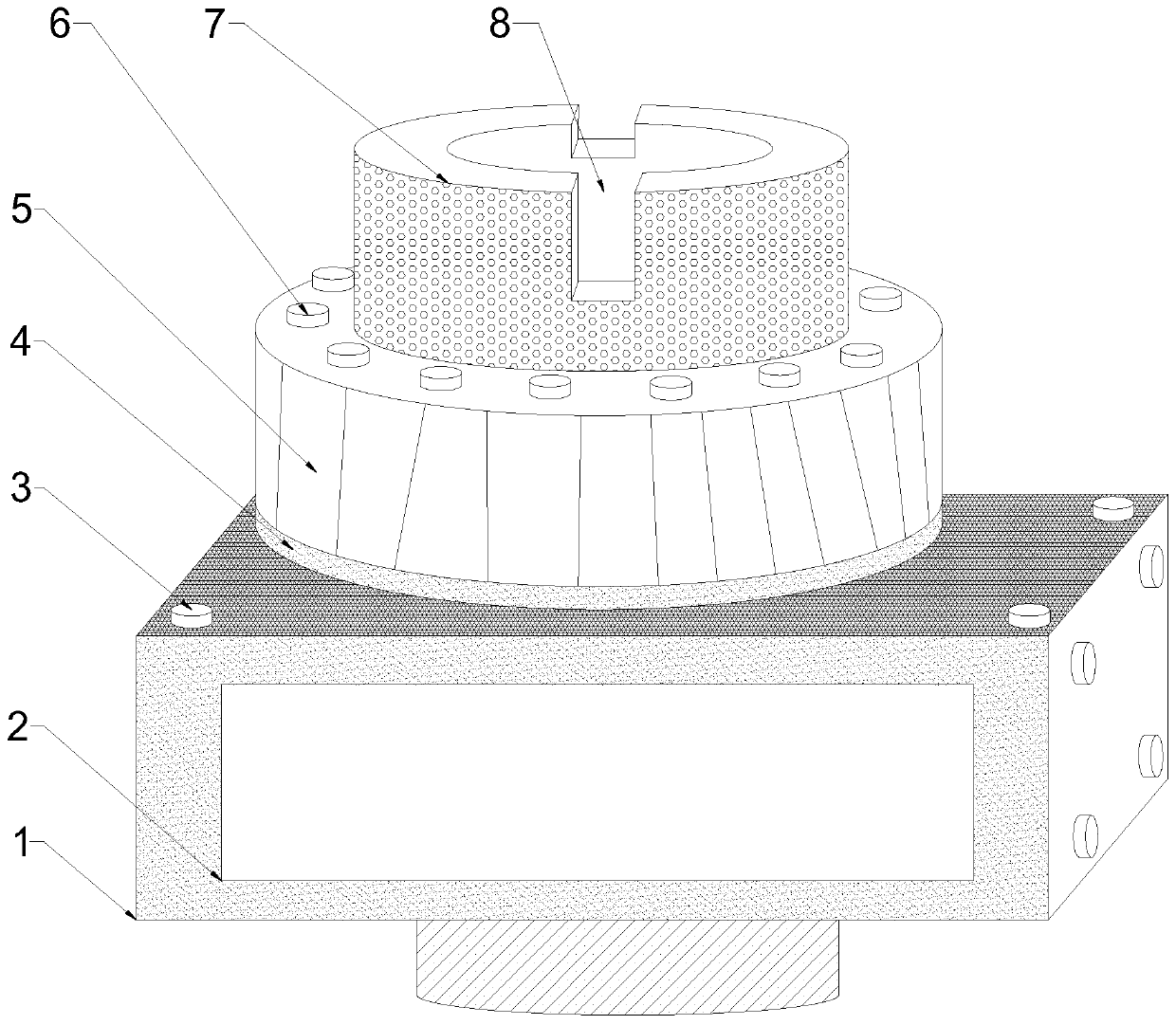 Multidirectional spraying device for garden