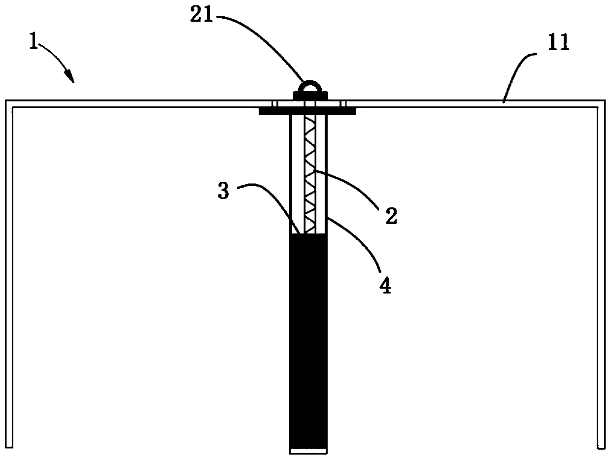 Wire box filling device and filling method