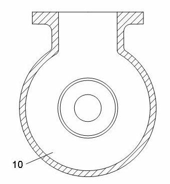 Water suction chamber of multistage centrifugal pump