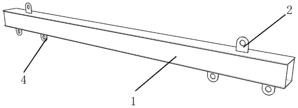 Method and assembly for turning over large bar under working condition of single gantry crane