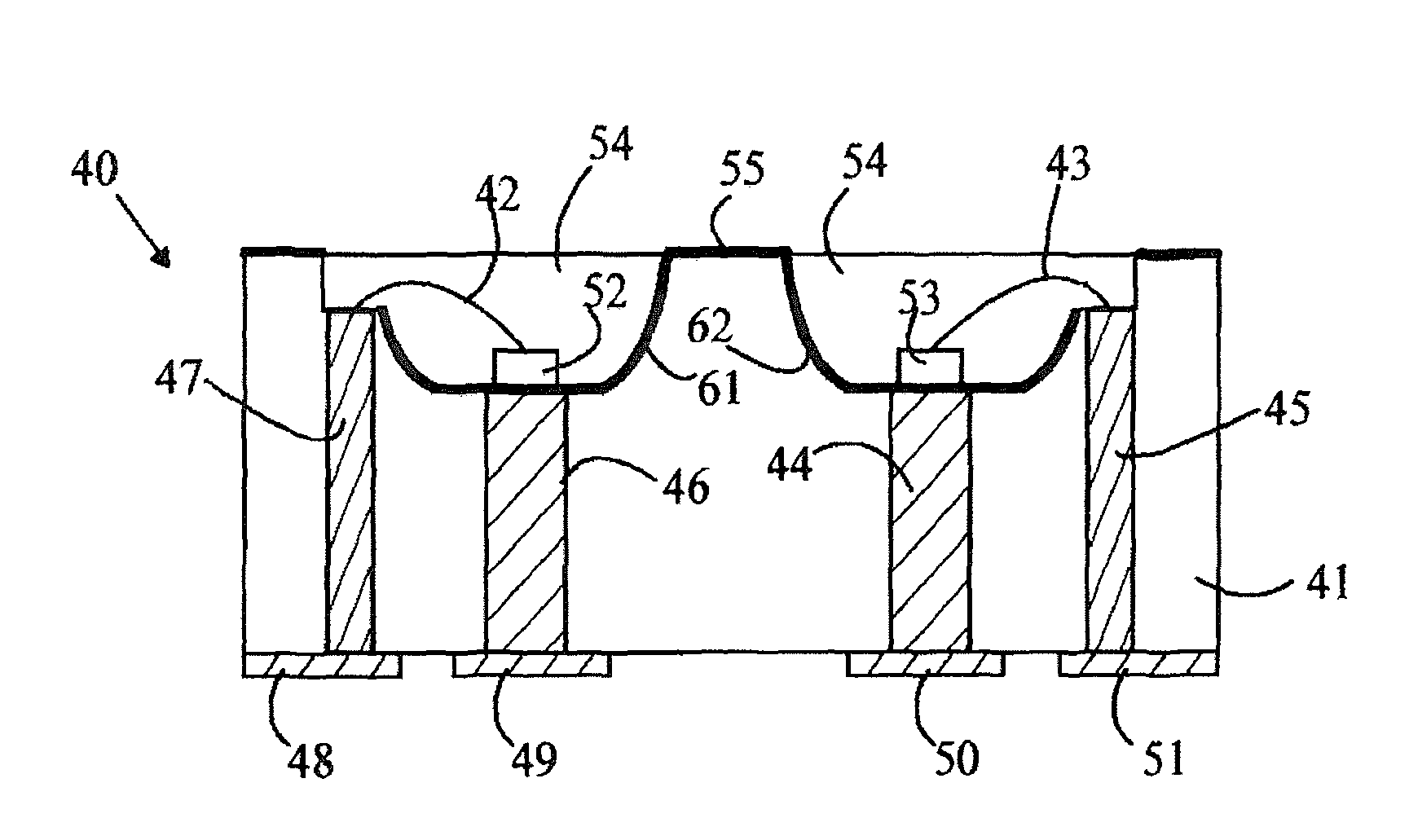 Optical transceiver with reduced height