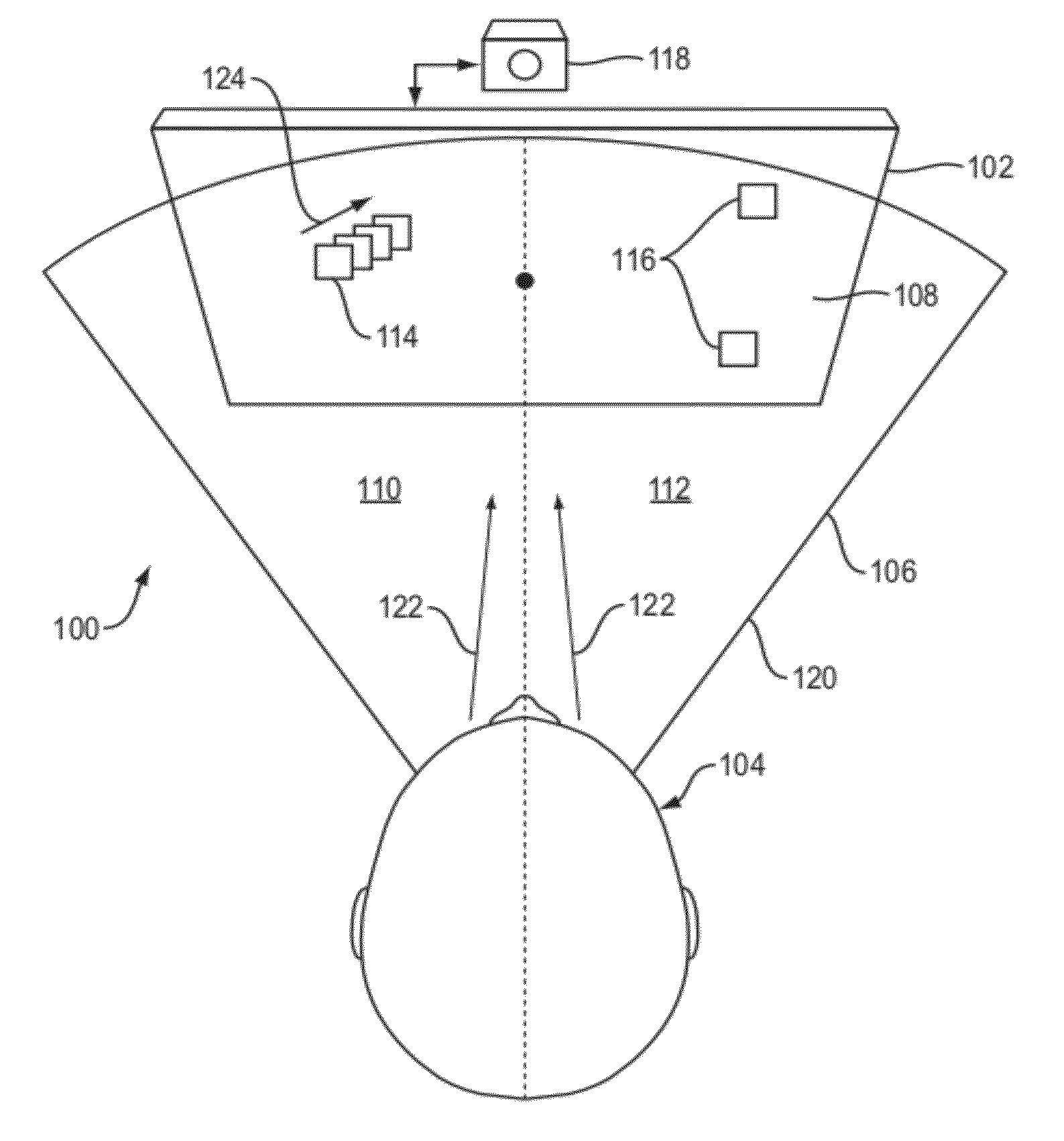 Method and apparatus accounting for independent cognitive capacities in the right vs. left half of vision