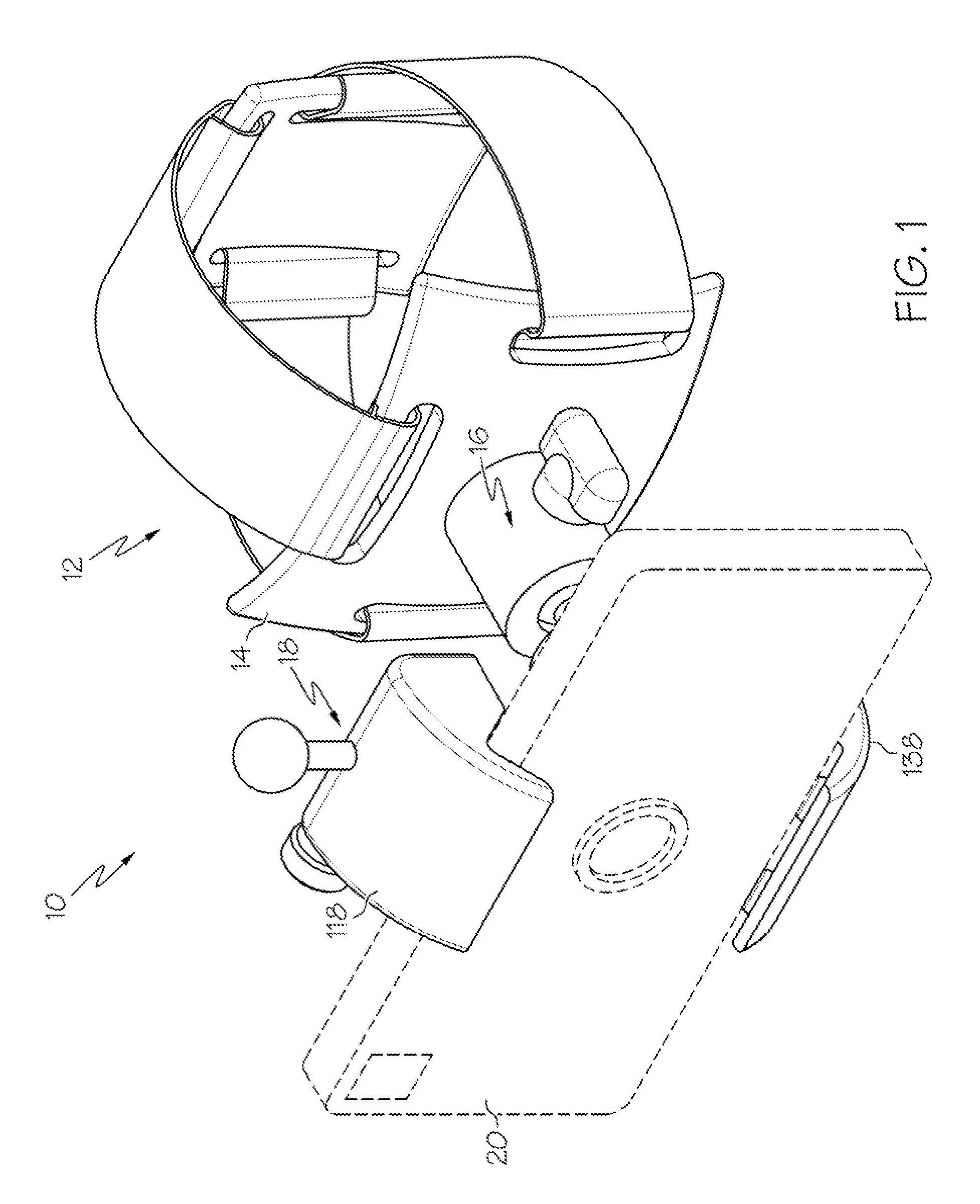 Mounting apparatus for a portable video capture device