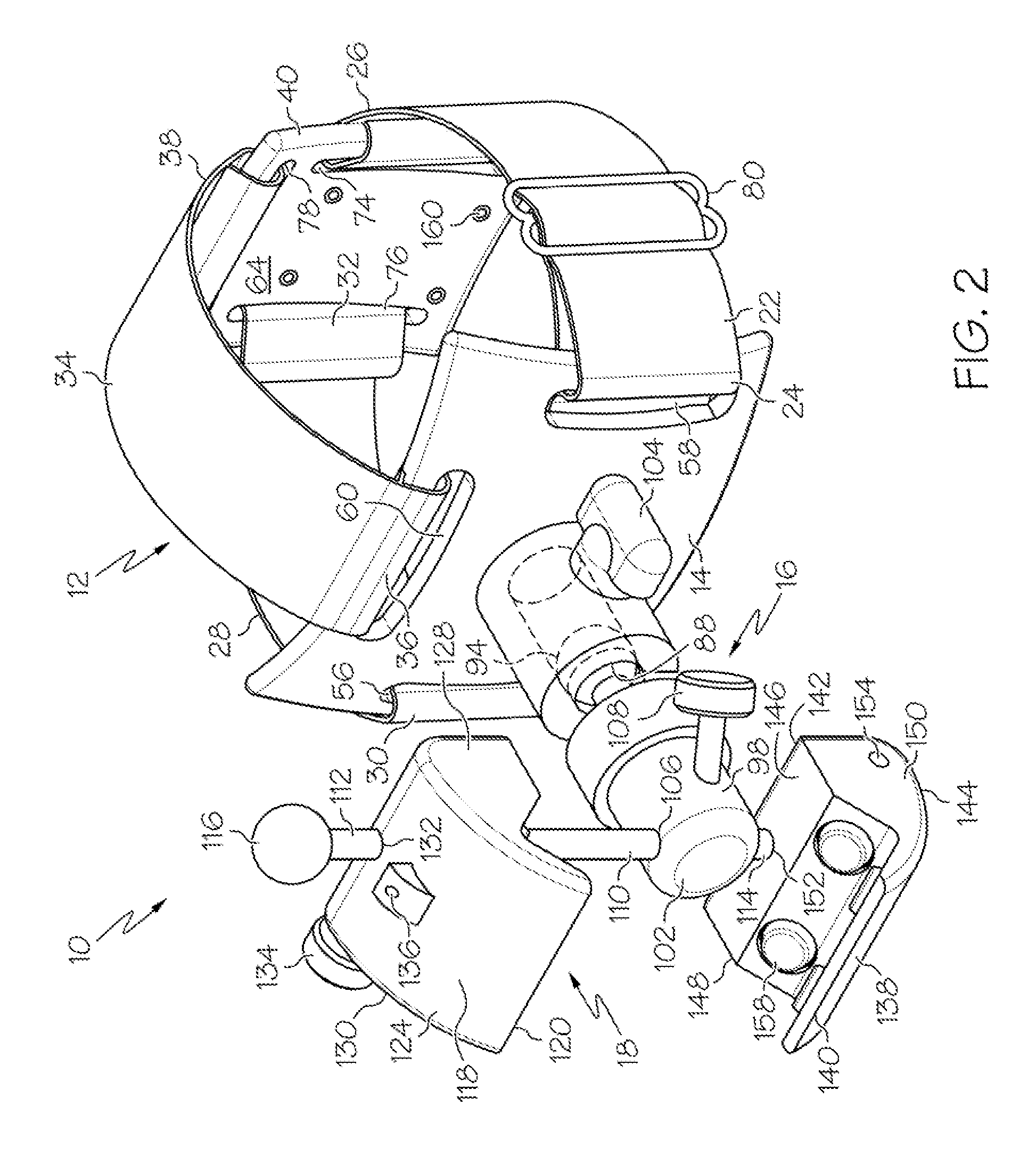 Mounting apparatus for a portable video capture device