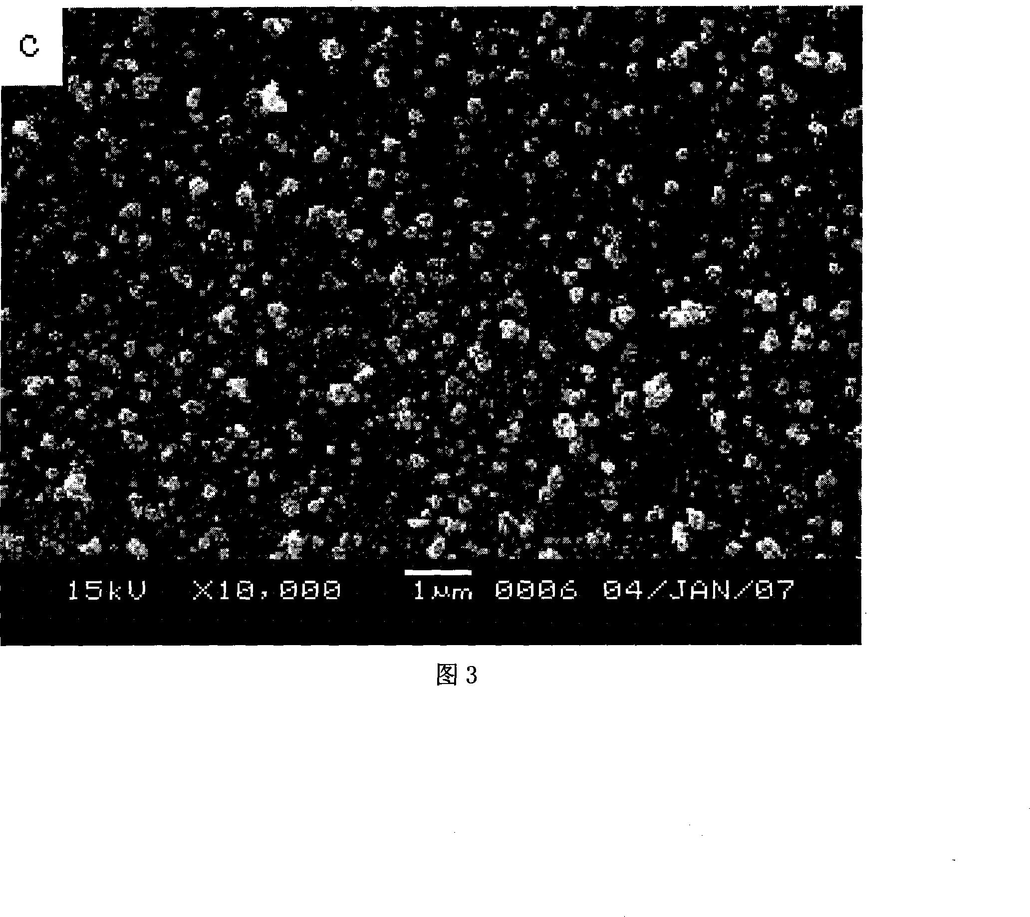 Method for preparing high-performance WC/MgO nano composite material