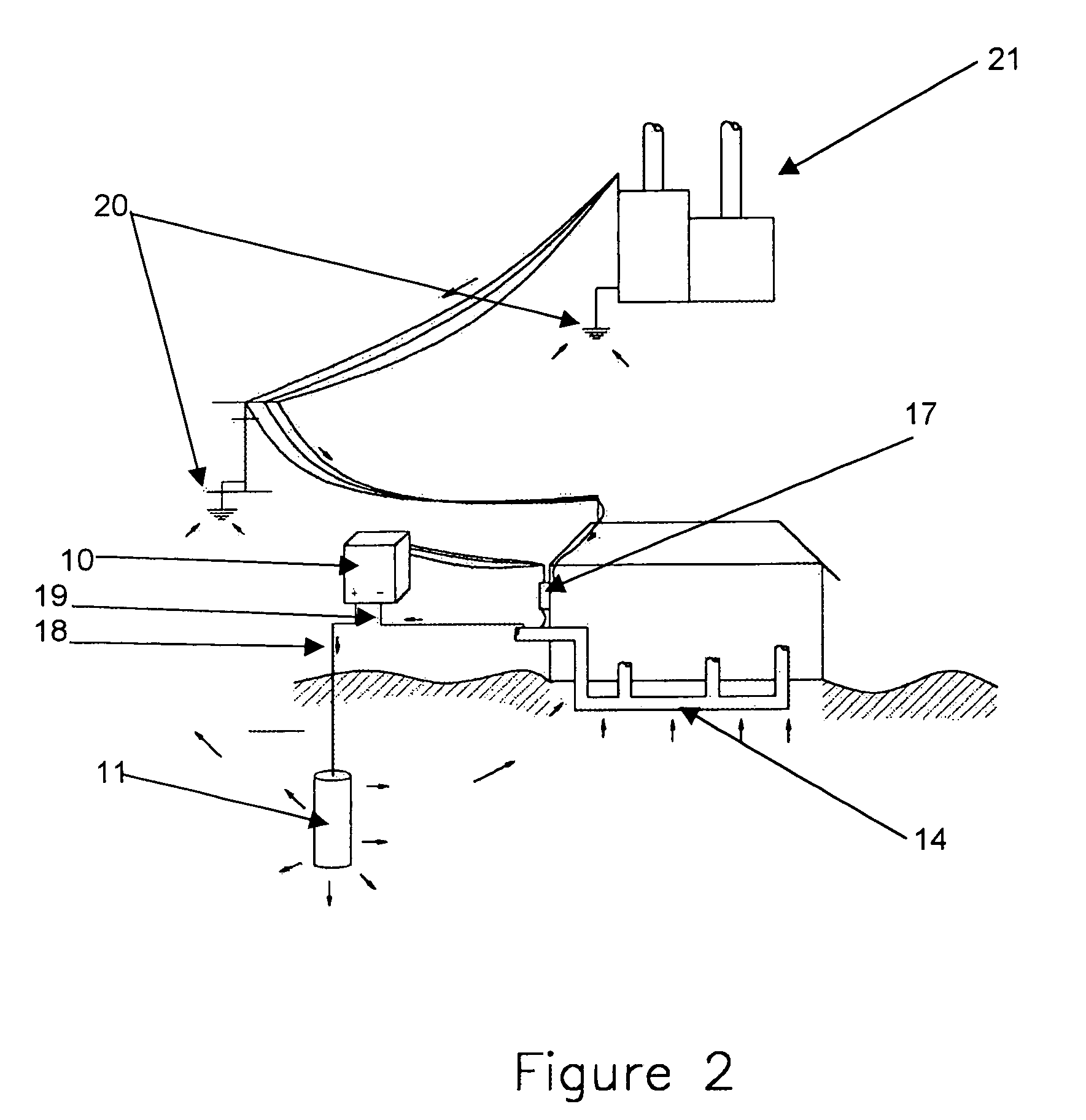 Cathodic protection system for metallic structures