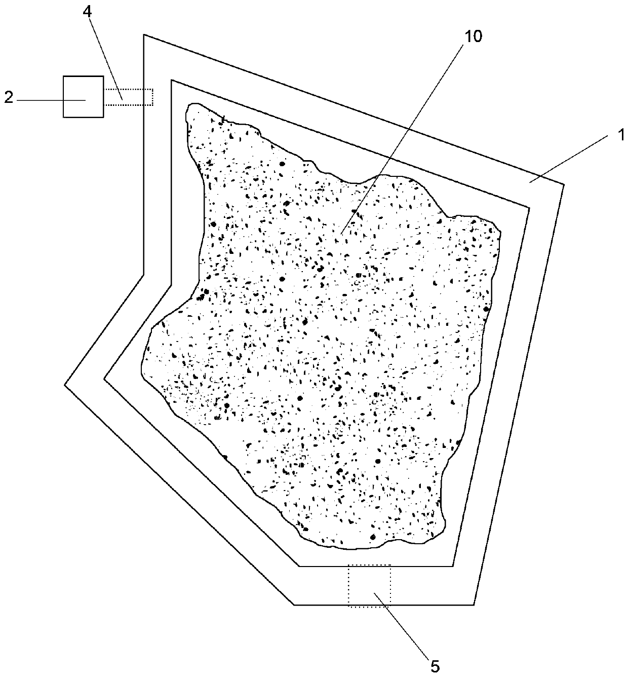 Pollution prevention and control system for mining wastelands