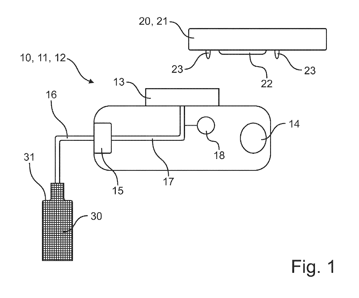 Method for operating a test station for portable gas-measuring devices as well as test station for portable gas-measuring devices