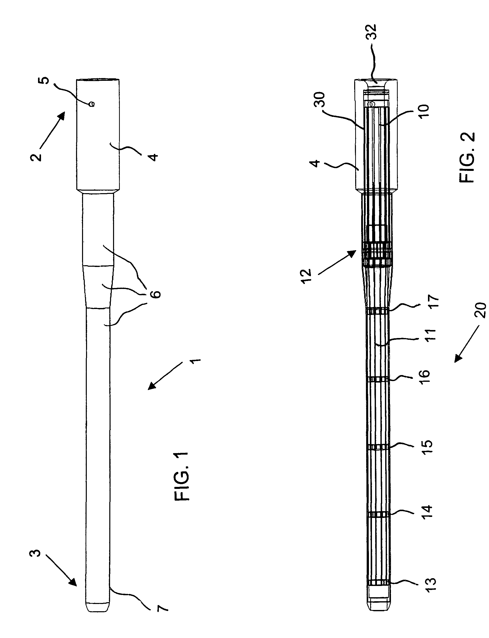 Variably flexible insertion device and method for variably flexing an insertion device