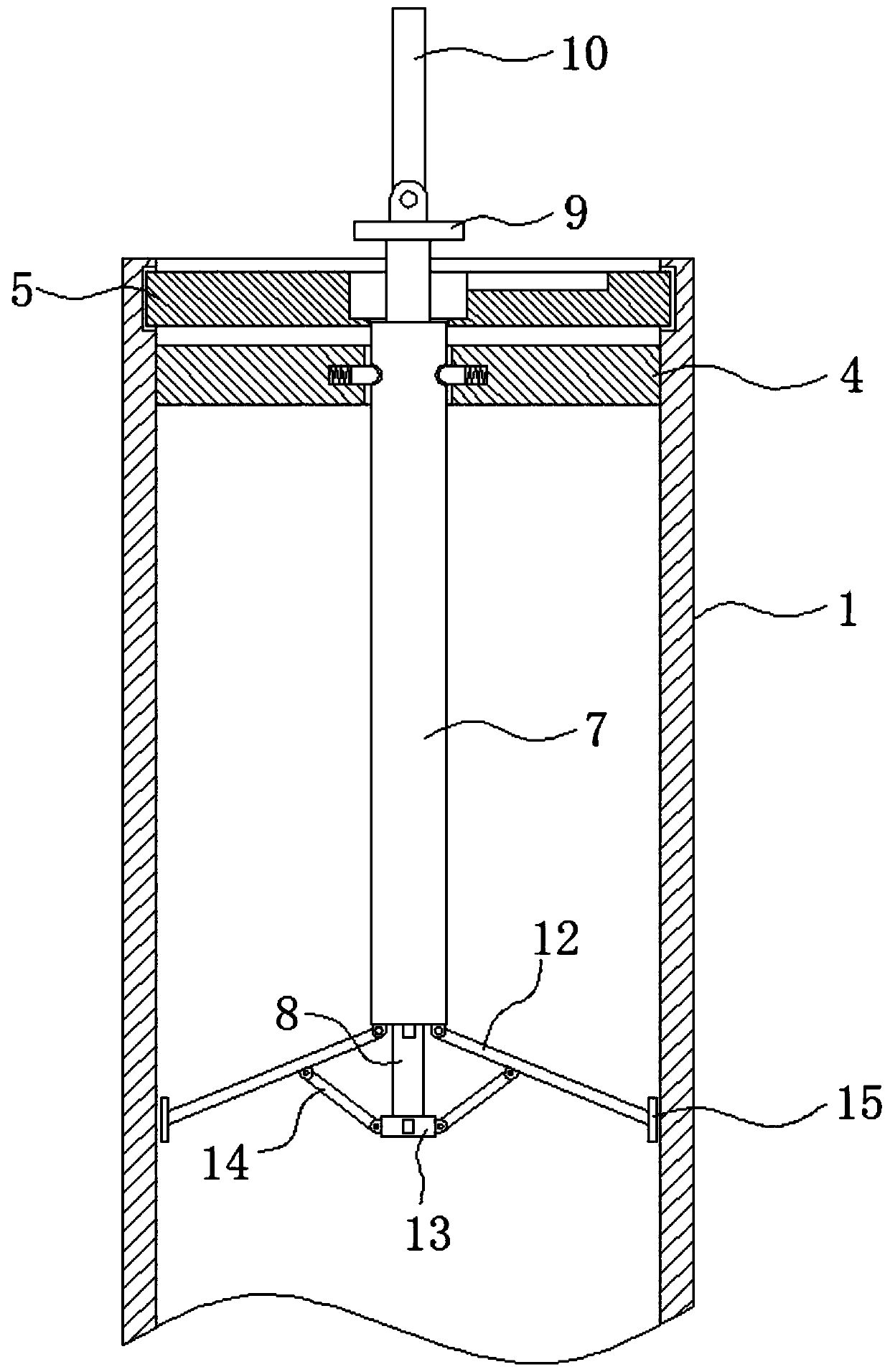 Spiral flow-based silencing drainage pipeline convenient for cleaning