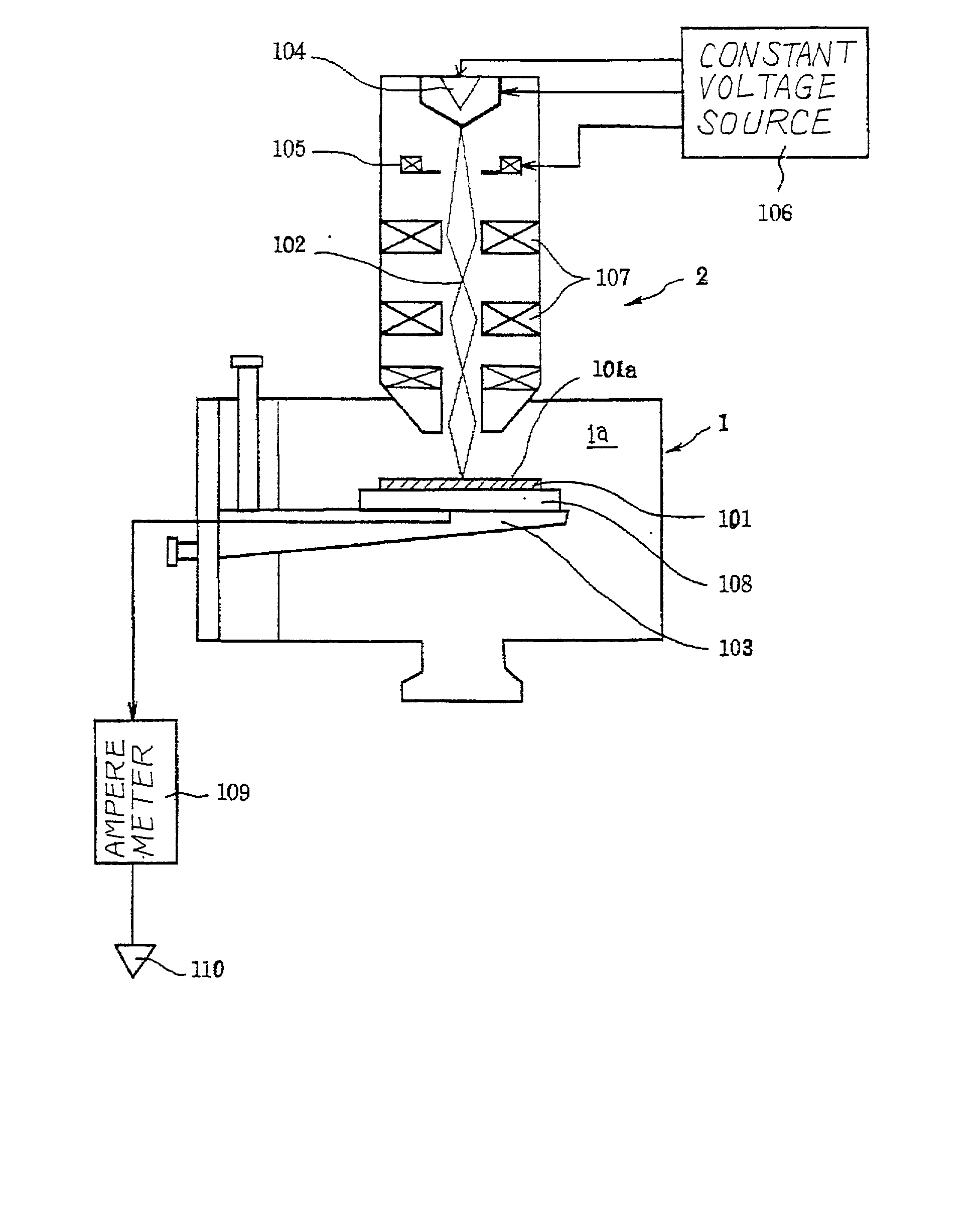 Surface contamination analyzer for semiconductor wafers, method used therein and process for fabricating semiconductor device