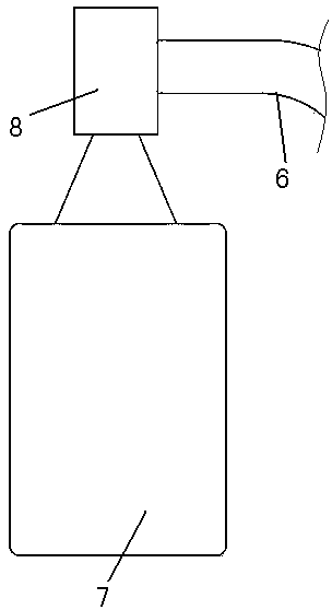 Circular-net humidifying device of wool top outlet rack