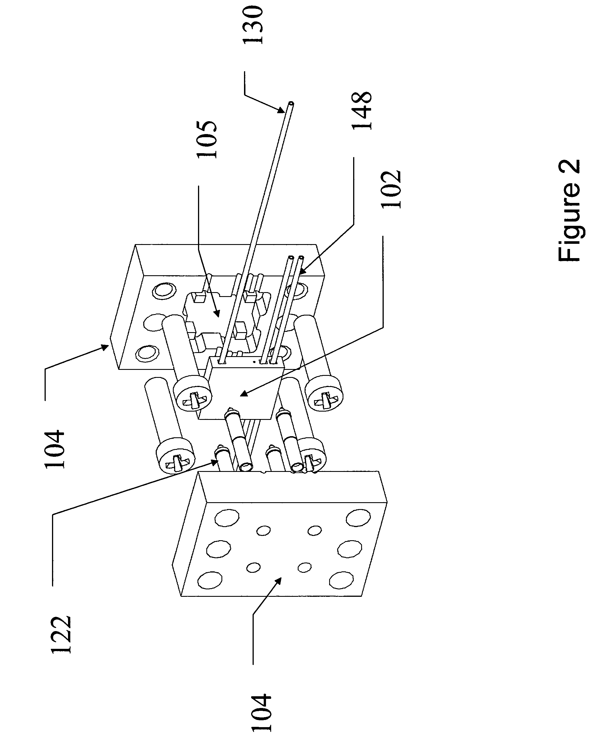 High pressure capillary micro-fluidic valve device and a method of fabricating same