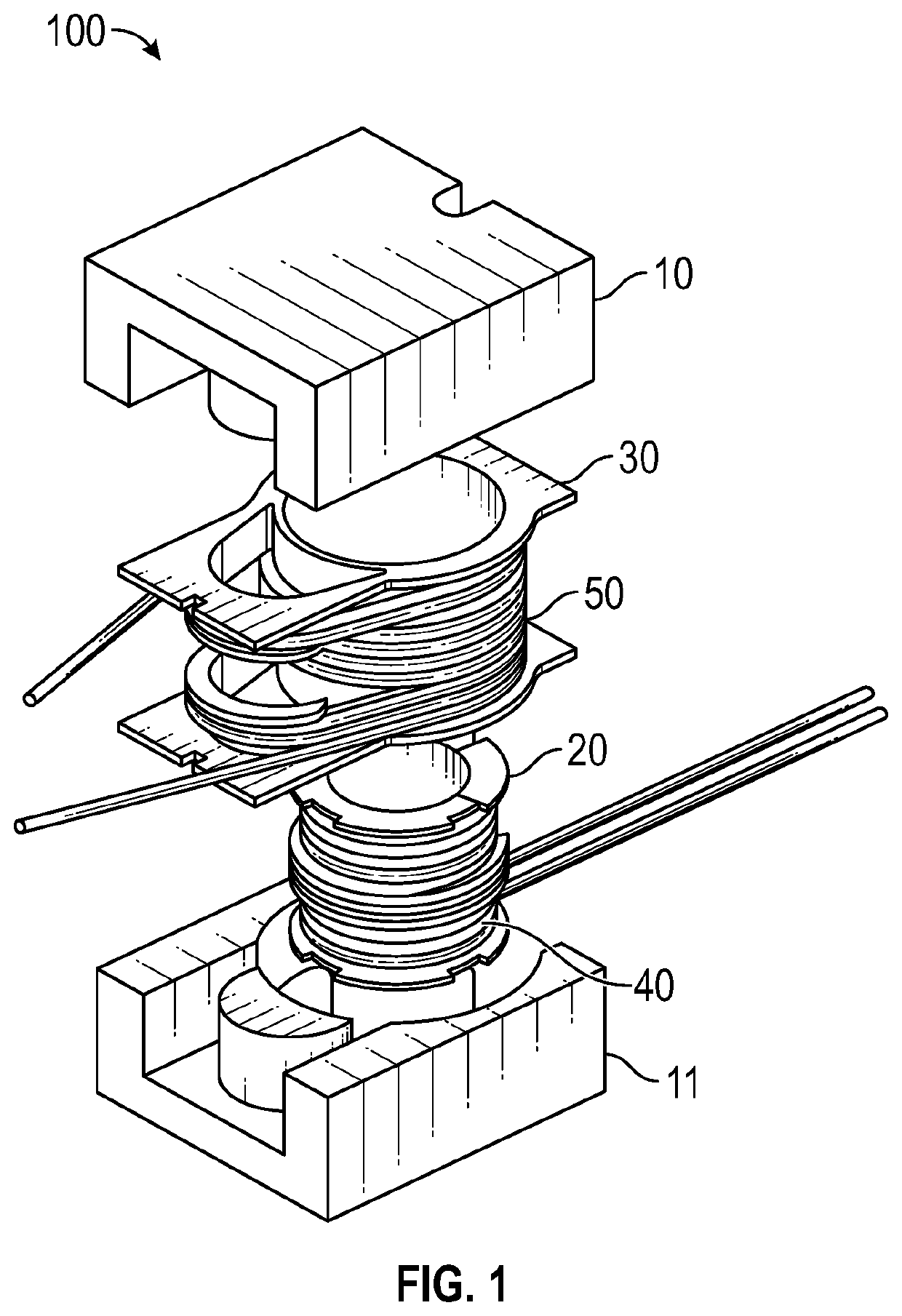 Transformer inductor combination device