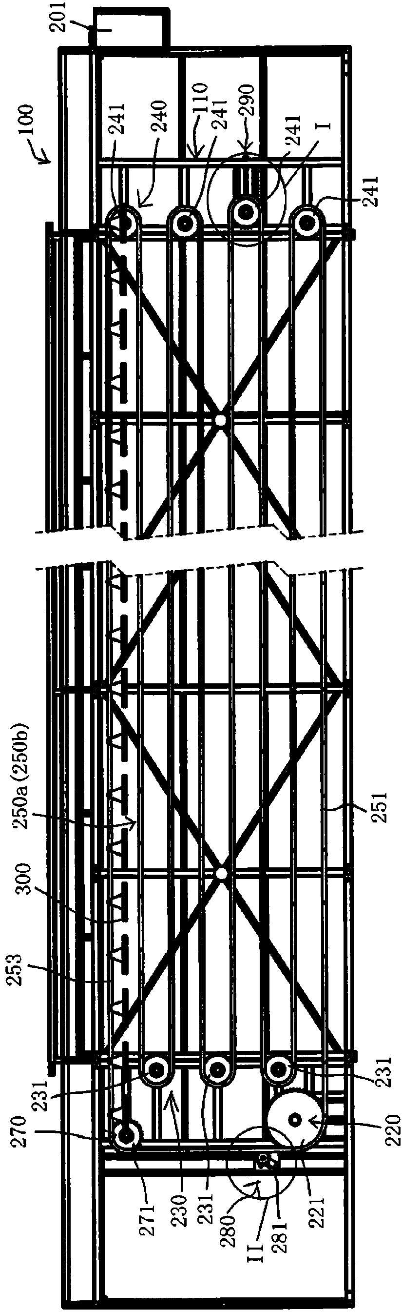 Fully-automatic horizontally-circular seedling breeding system