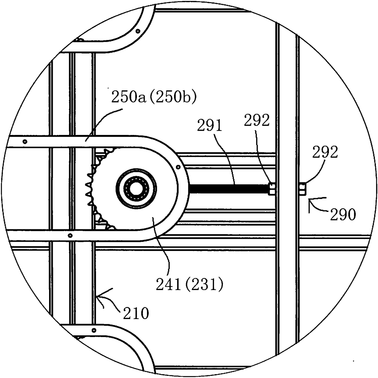 Fully-automatic horizontally-circular seedling breeding system