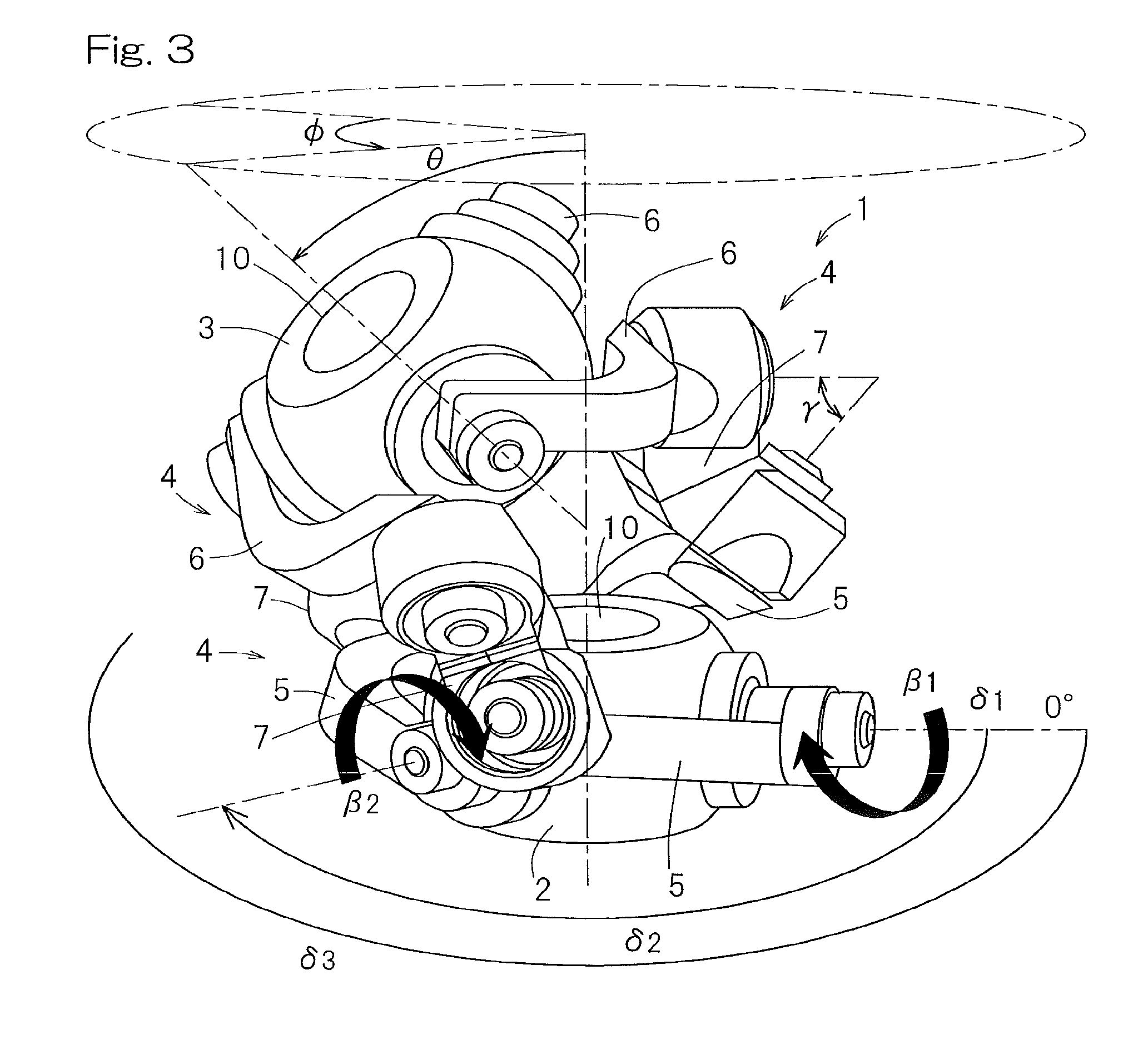 Parallel link mechanism, constant velocity universal joint, and link actuator