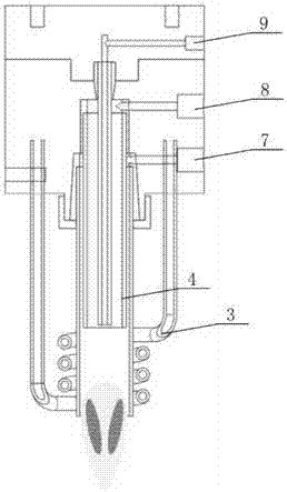 replaceable nozzle icp generator in plasma chemical etching equipment