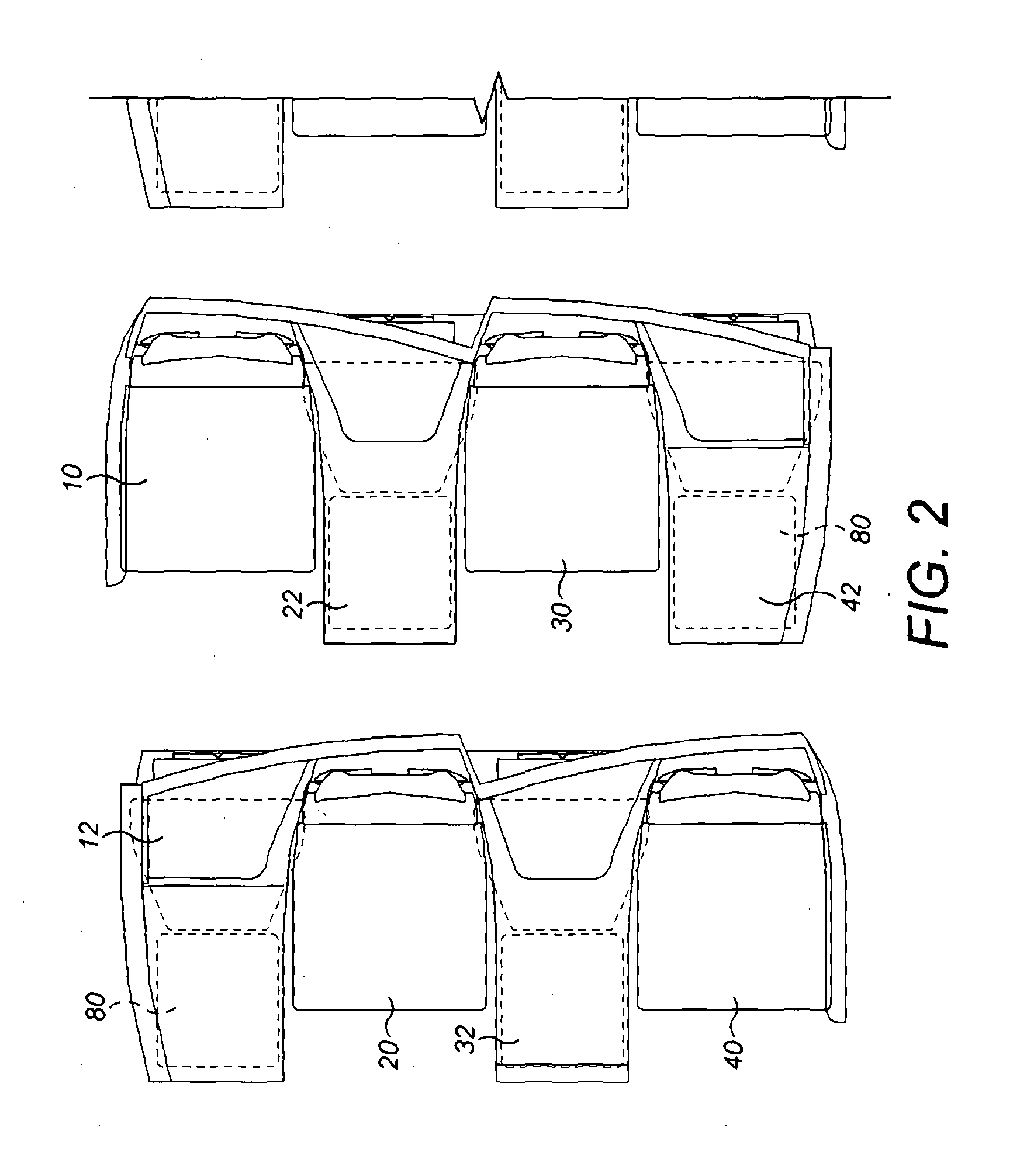 Aircraft seat arrangement including table