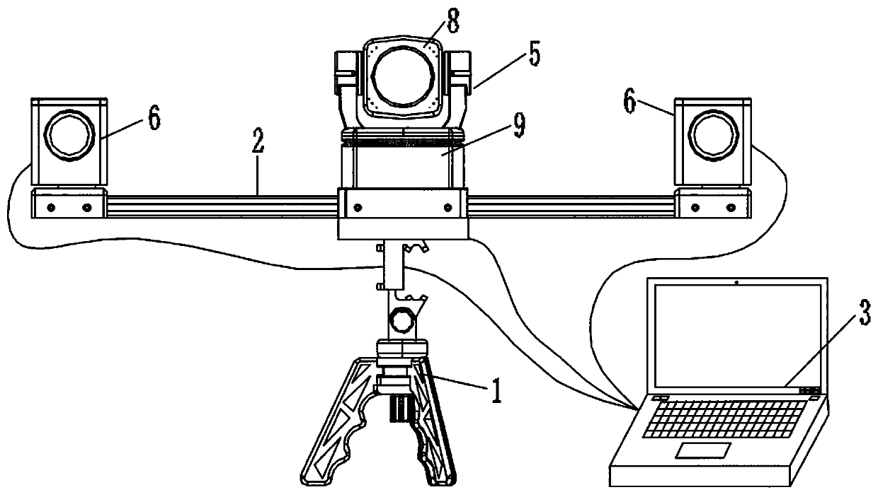 Attitude measurement system for moving object