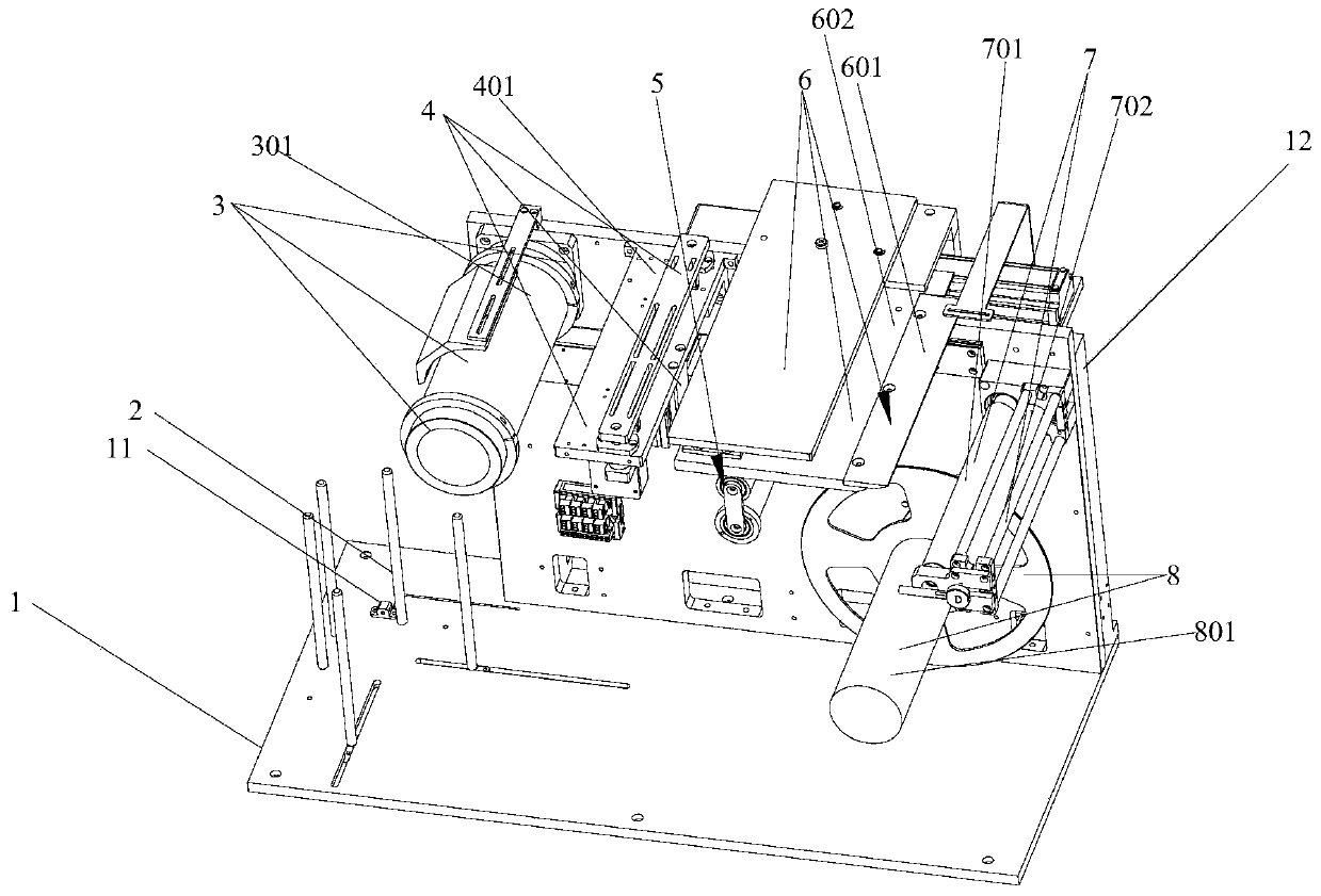 Membrane stripping device suitable for feeding of Z-shaped sheet membranes